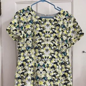 j crew floral dress